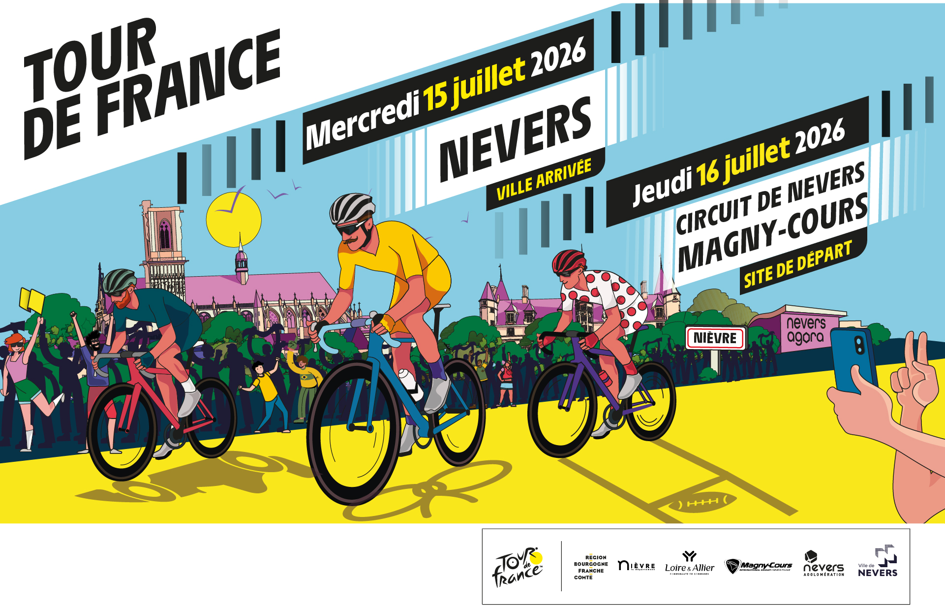 Le Tour de France met la Bourgogne-Franche-Comté à l’honneur avec 4 étapes en 2026