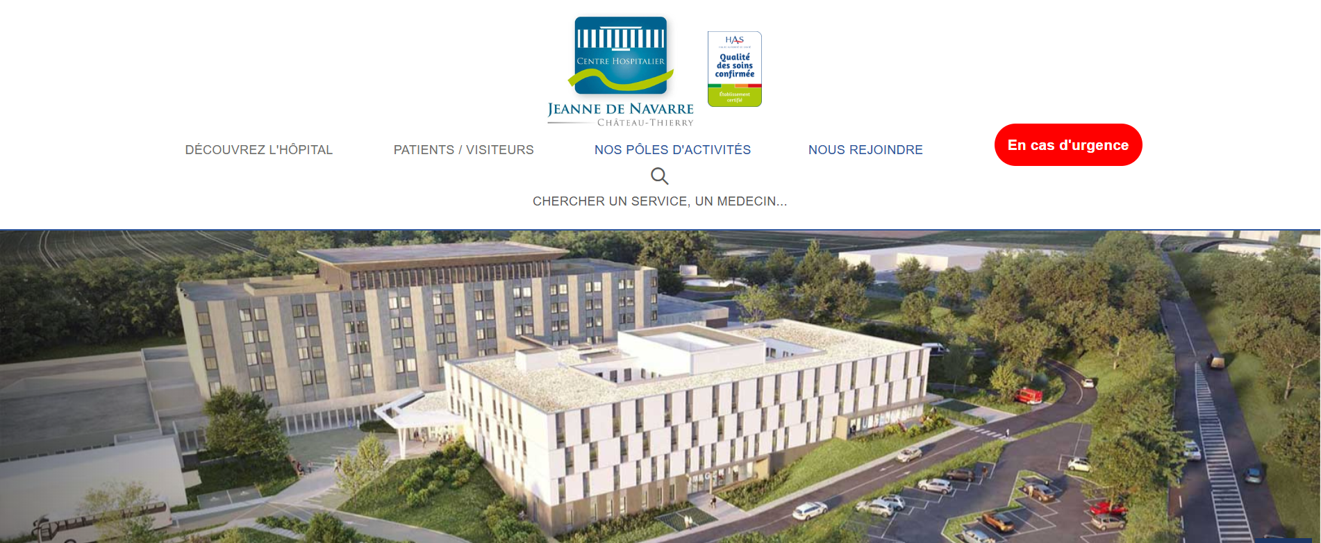 Château-Thierry : L'hôpital lance un nouveau site internet