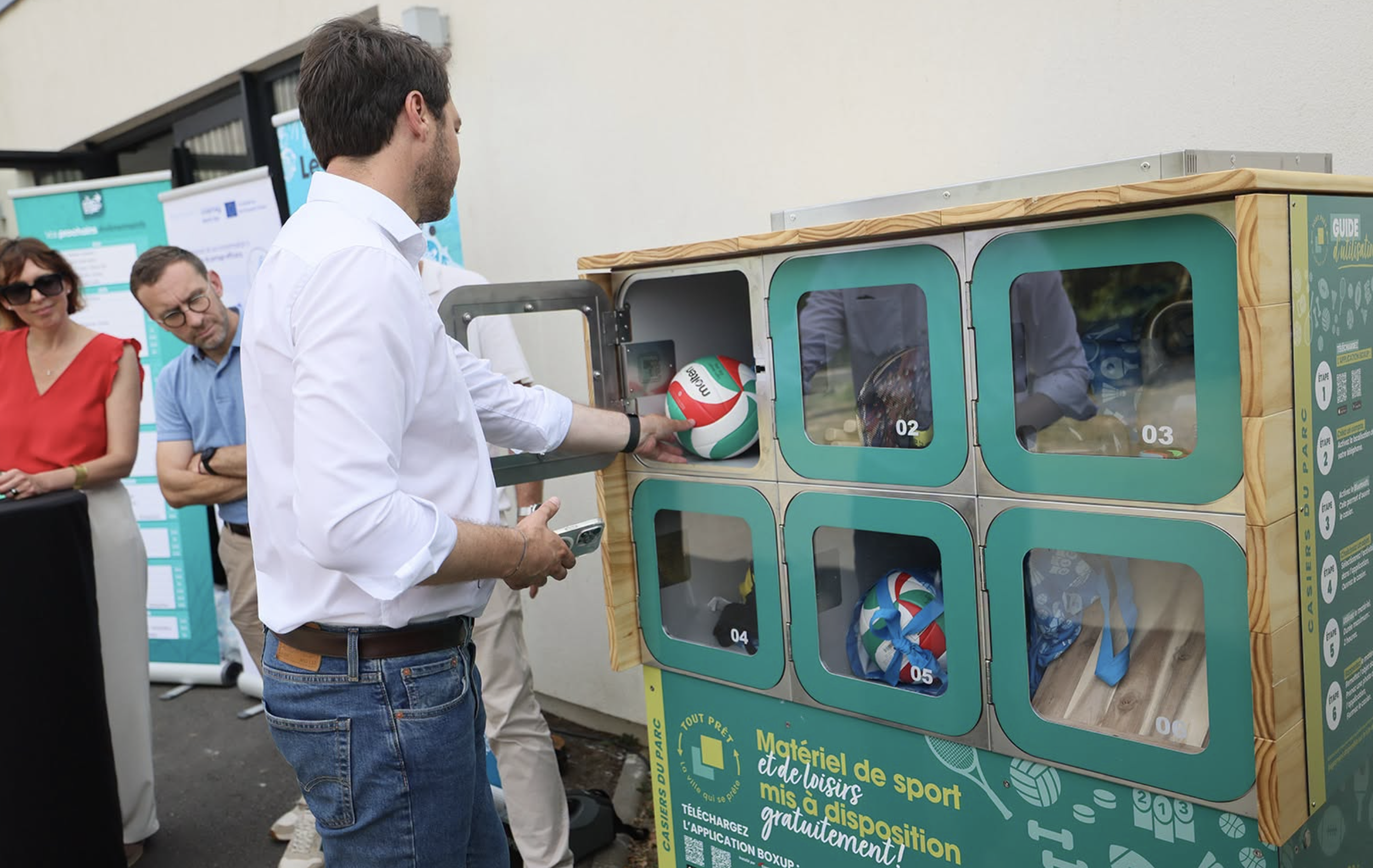 Saint-Quentin : la ville innove avec des casiers connectés gratuits au Parc d’Isle