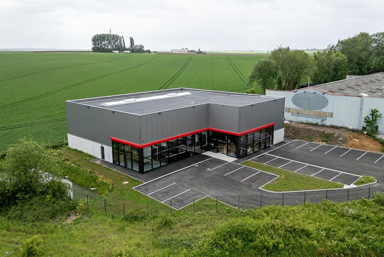 Hautmont : Abalone livre un bâtiment d'activités de 760 m² pour Outilac France