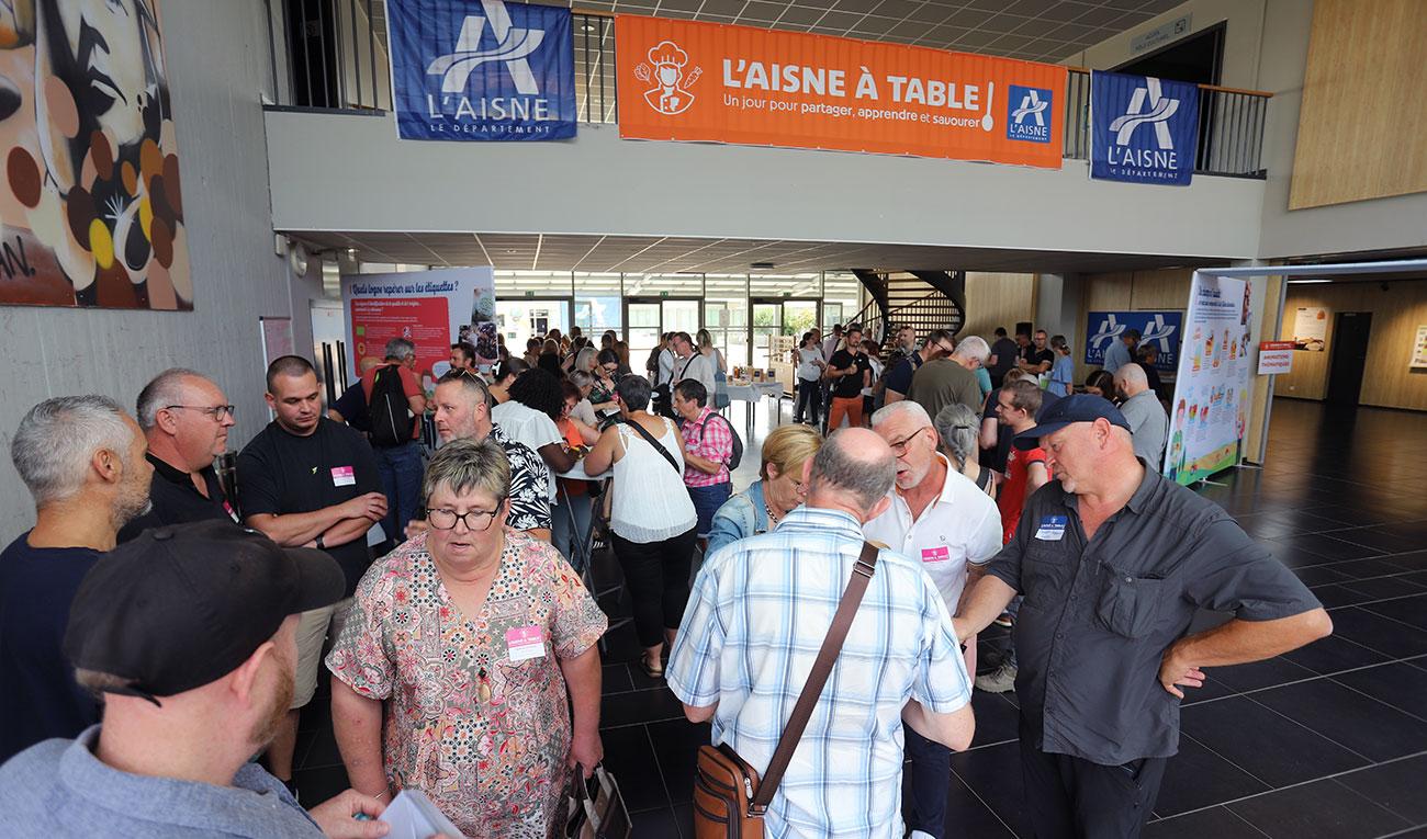 Plus de 200 participants réunis pour la première édition de L'Aisne à table