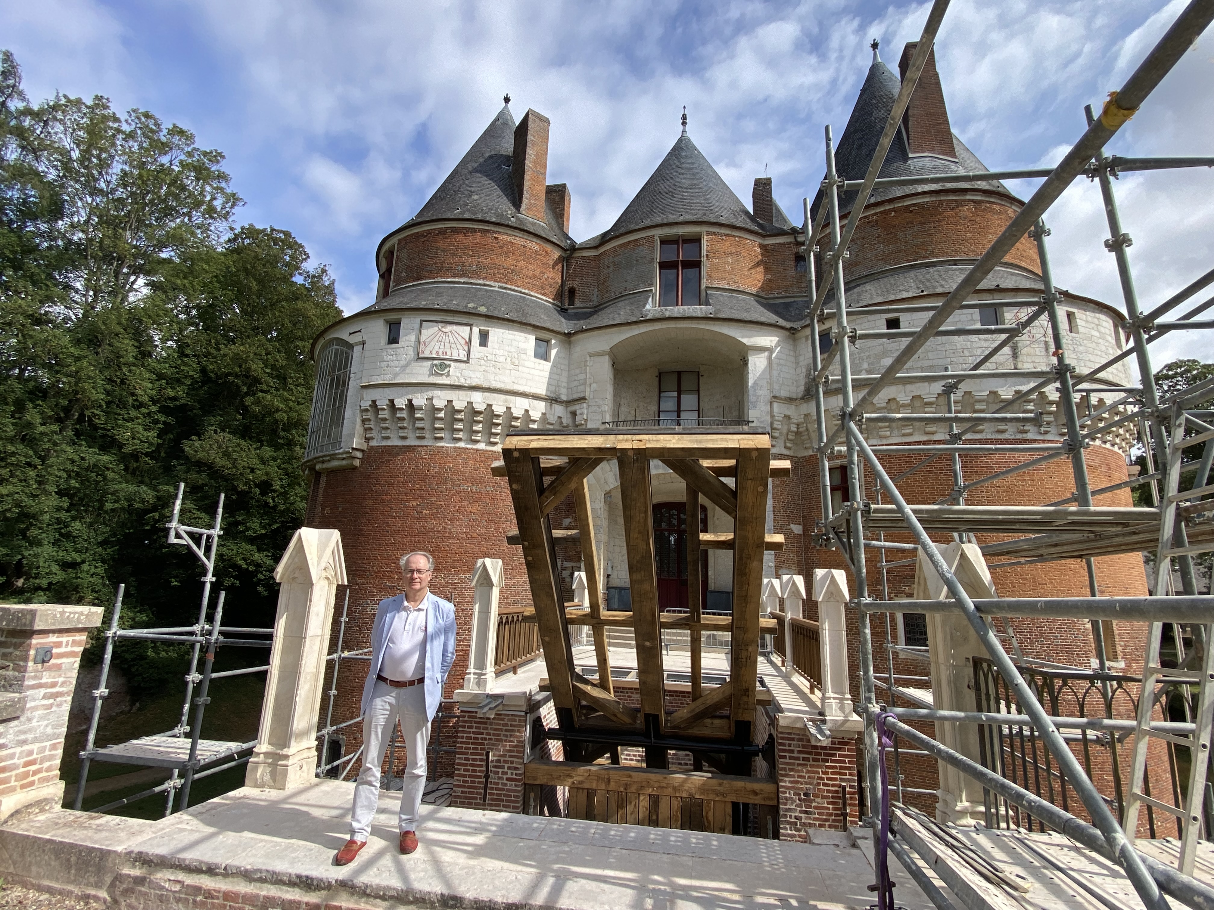 Bientôt un pont levis automatisé pour le château fort de Rambures