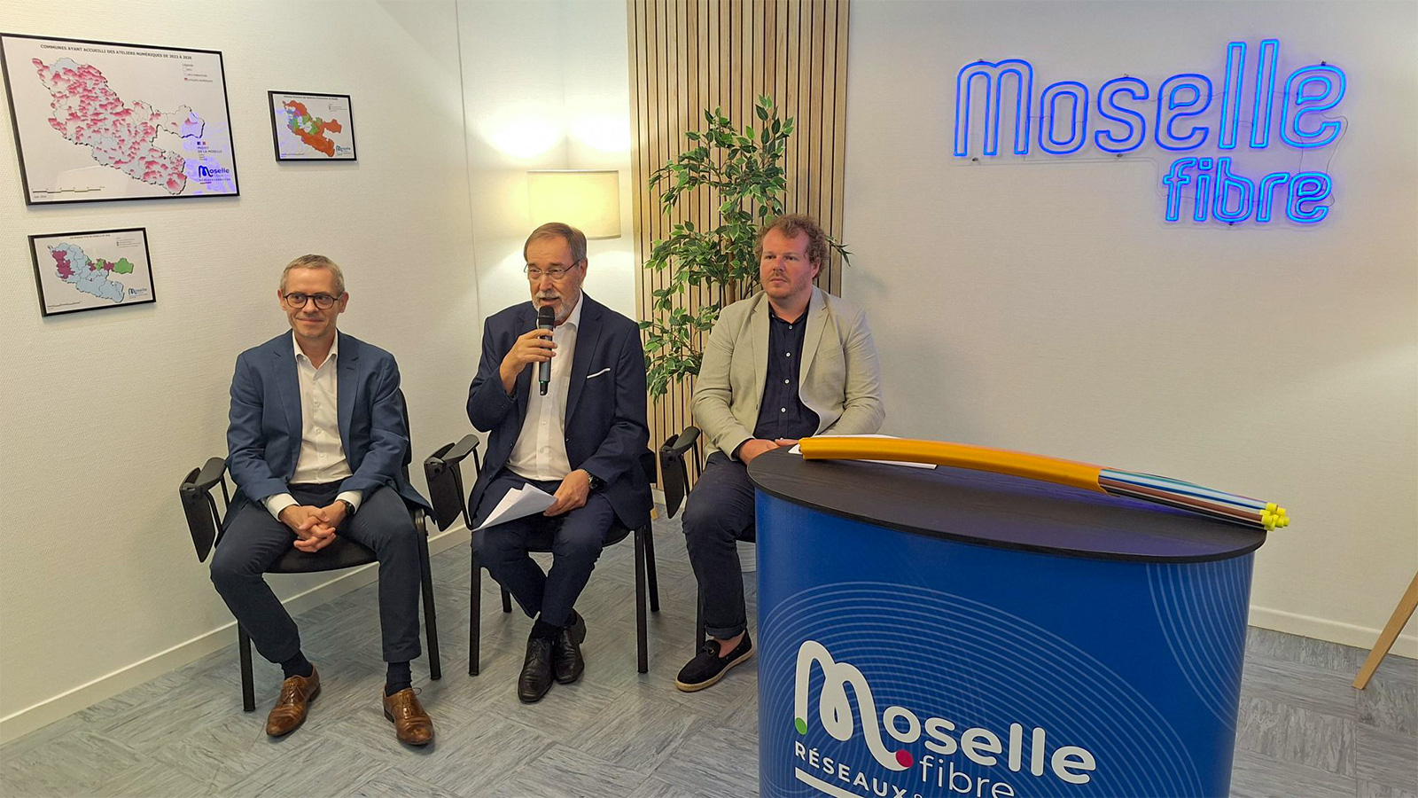 Moselle Fibre : une «autoroute numérique» de 14 km prend forme le long de l’A320