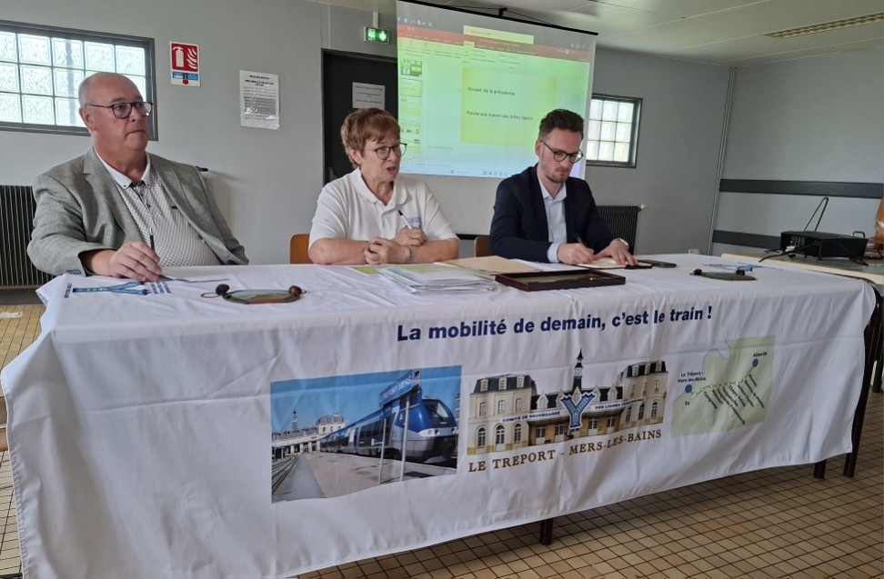 Ils militent pour la réouverture de la la ligne ferroviaire Abbeville -  Le Tréport -Mers- les-Bains