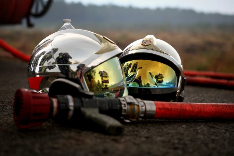 Le feu de forêt dans la Drôme 