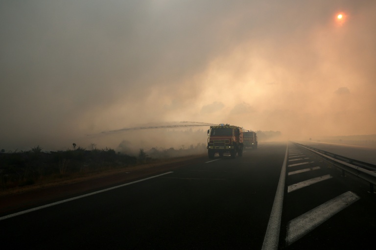En Gironde, l'incendie monstre est désormais 