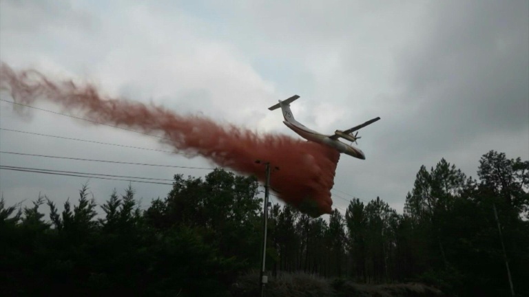 Landes : l'incendie est 