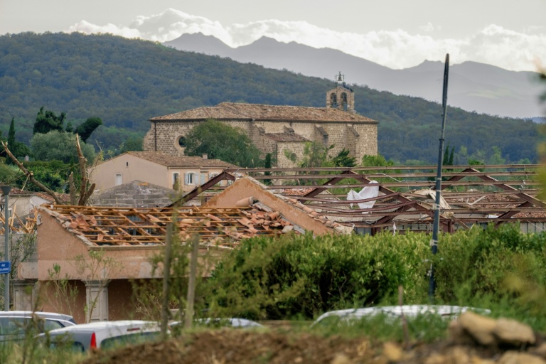 Aude : le village de Pomas quasiment détruit par une tornade