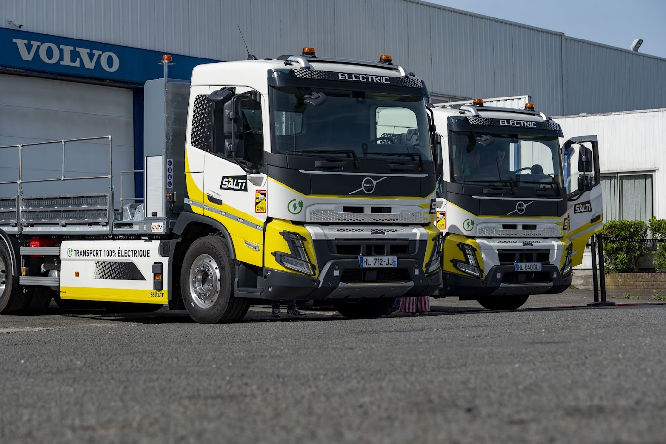 Avec deux poids lourds électriques, Salti accélère sa décarbonation