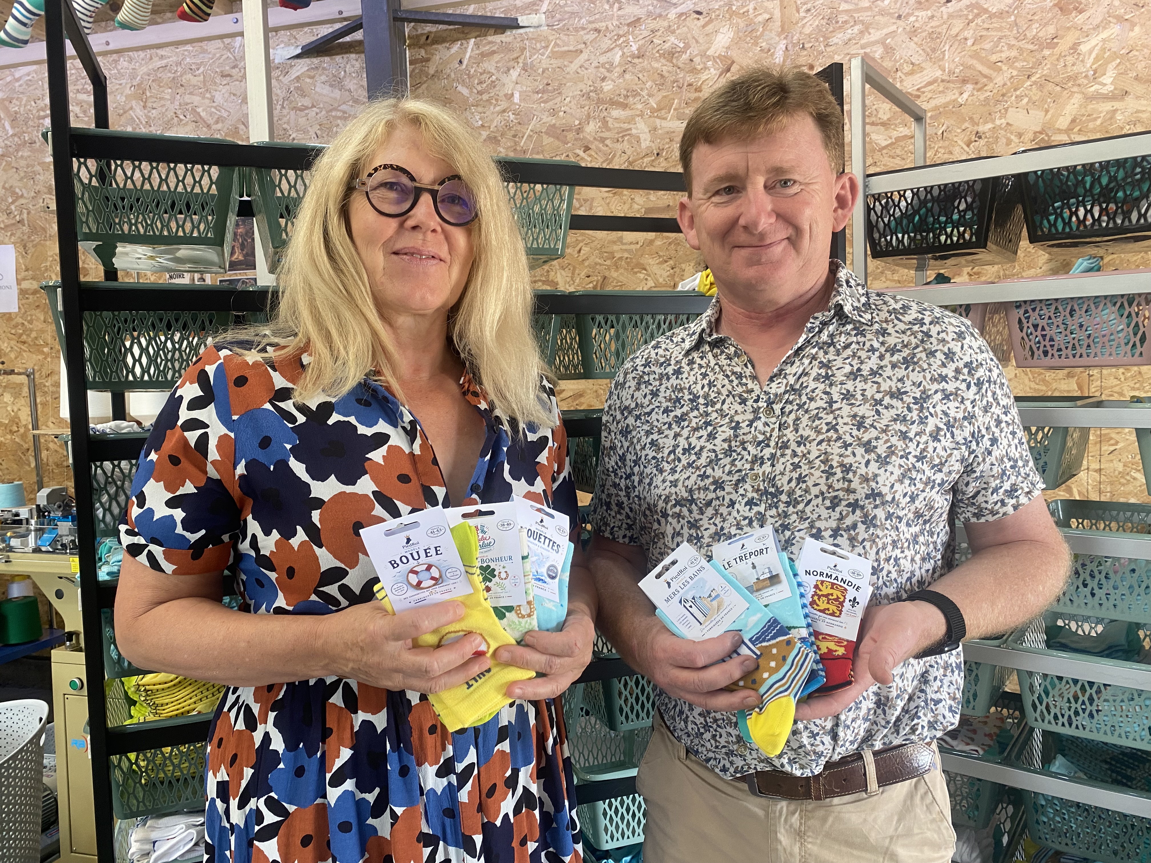 Pierrecourt : Normandie textiles conçoit et fabrique des chaussettes de territoire et colorées
