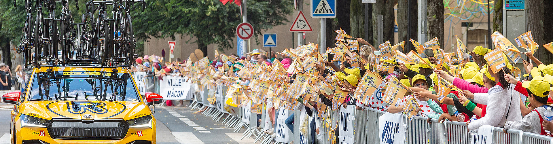 Mâcon-Belleville : le Rhône mobilise 136 agents pour le Tour de France
