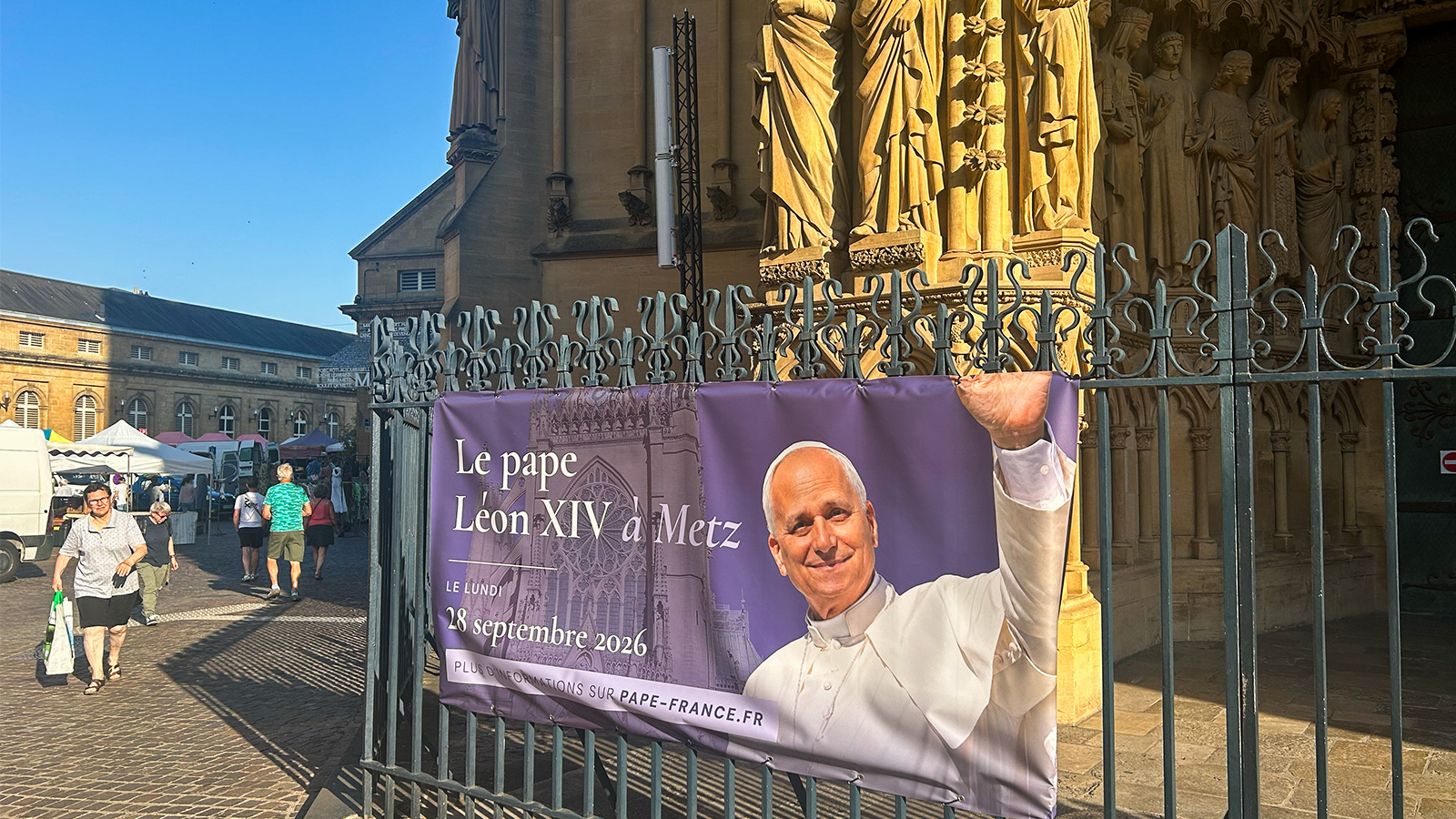 Metz : la Ville poursuivie en justice pour ses dépenses liées à la venue du pape