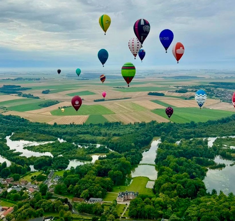 Péronne, centre d'entraînement de l'équipe de France de montgolfières