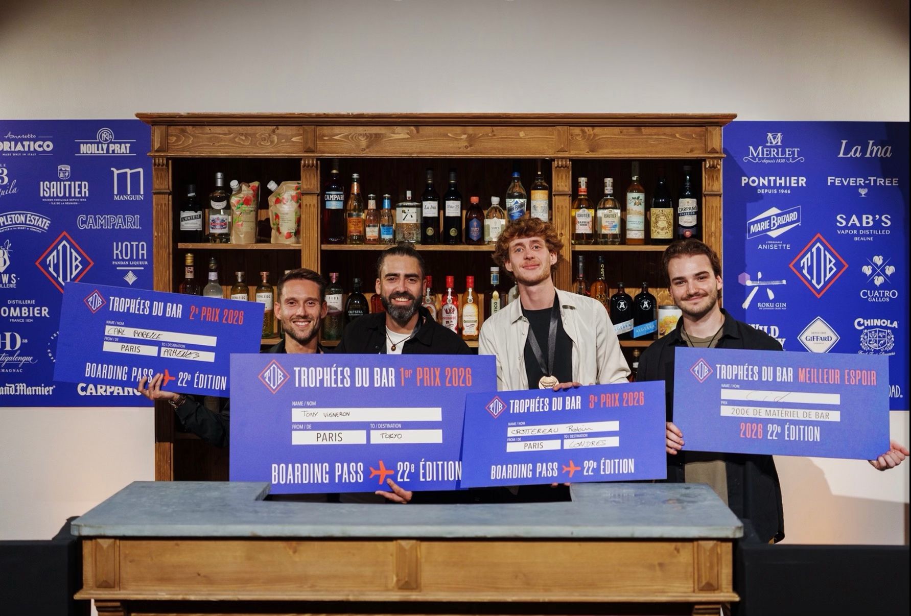Deux créations Gabriel Boudier distinguées aux Trophées du Bar 2026