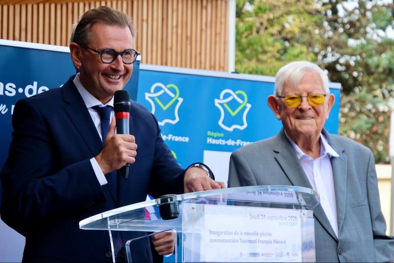 Achicourt : la piscine Tournesol rénovée et inaugurée pour 12,2 millions d'euros