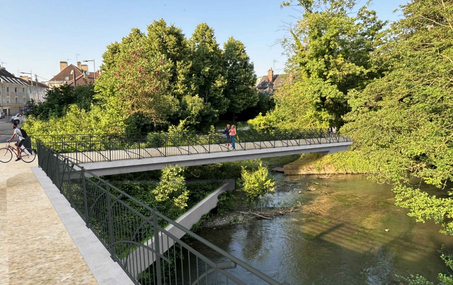 Beauvais : la future passerelle Saint-Symphorien franchit une nouvelle étape