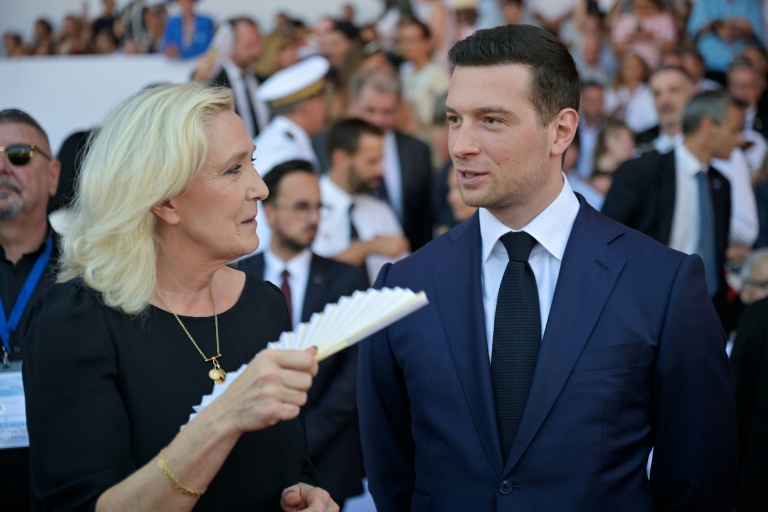 Bardella réaffirme son "affinité politique et personnelle indéfectible" envers Marine Le Pen
