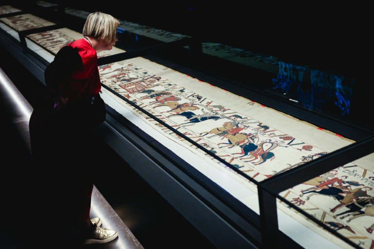 A Londres, l'exposition de la tapisserie de Bayeux ouvre en pleine 