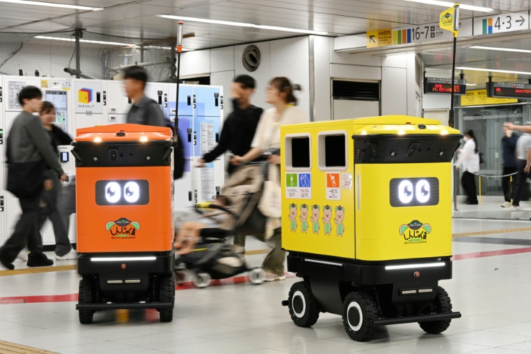 Japon: des poubelles robotisées mobiles à la rescousse d'une gare de Tokyo