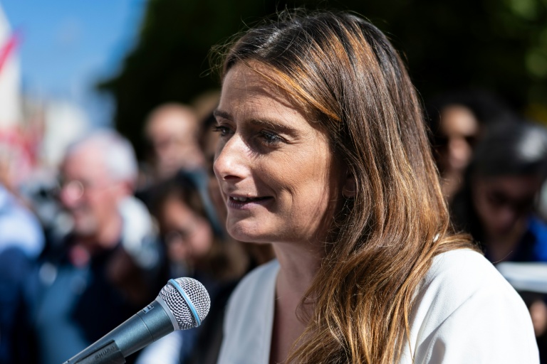 Marine Tondelier de retour en manifestation mais pas en campagne 