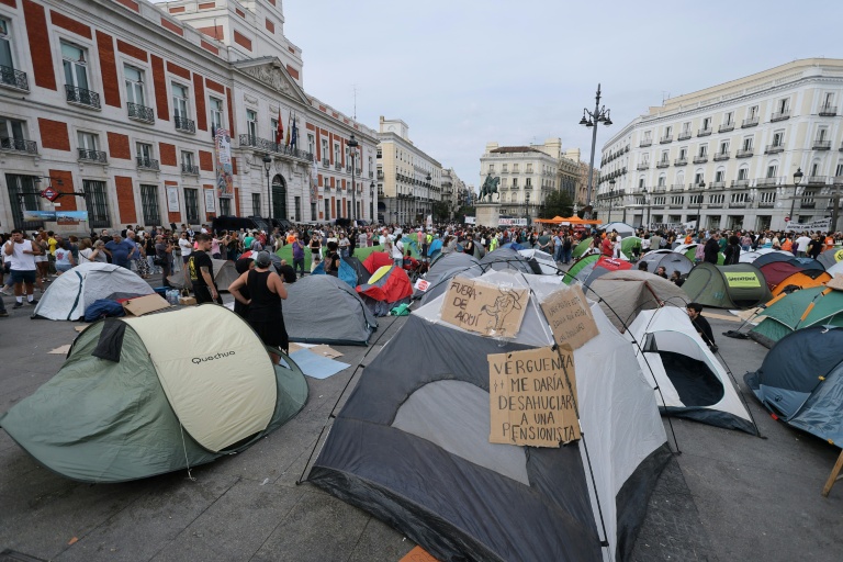 En Espagne, la crise du logement s'invite au coeur de Madrid