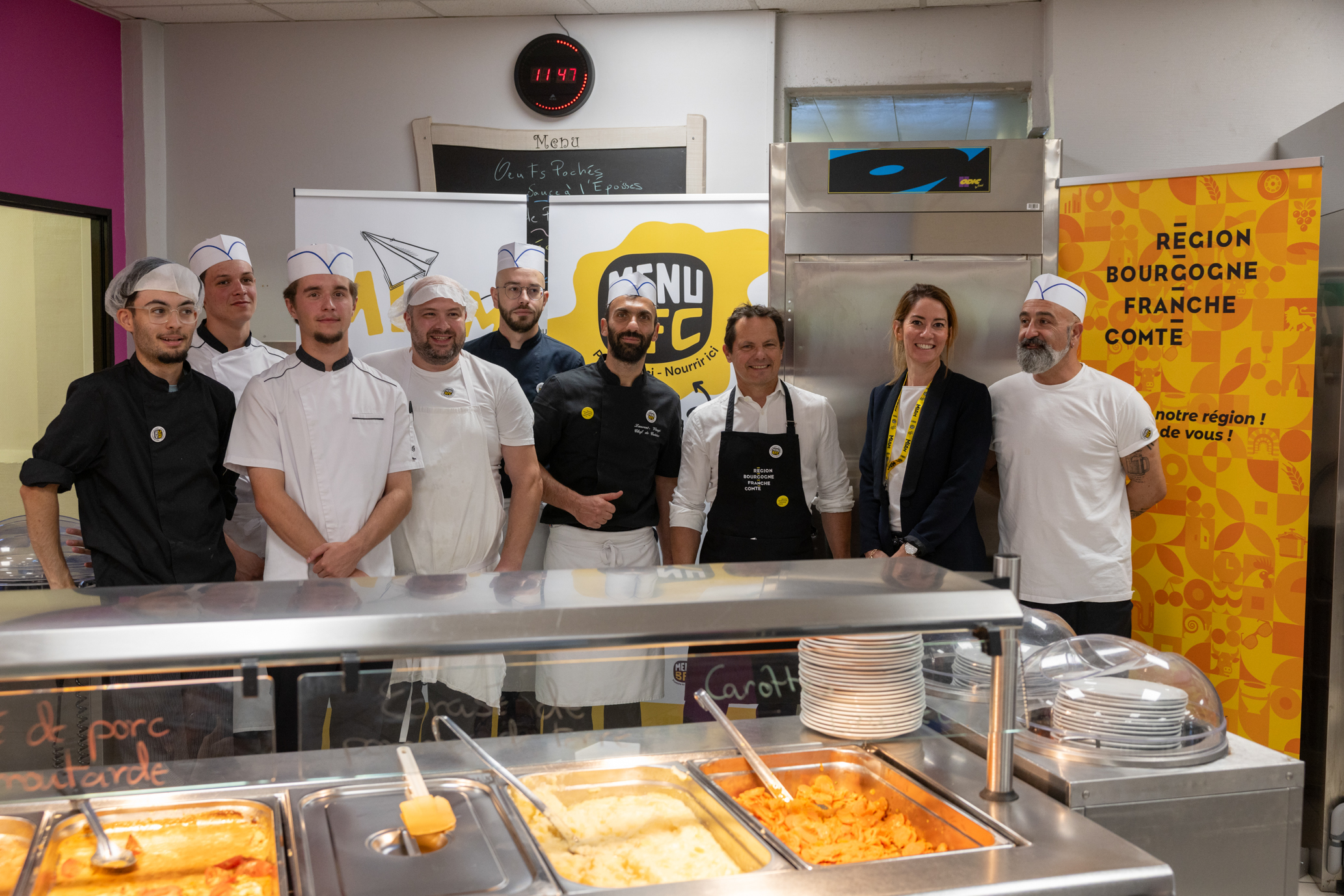 La Bourgogne-Franche-Comté vise 75% de produits bio et locaux dans les lycées