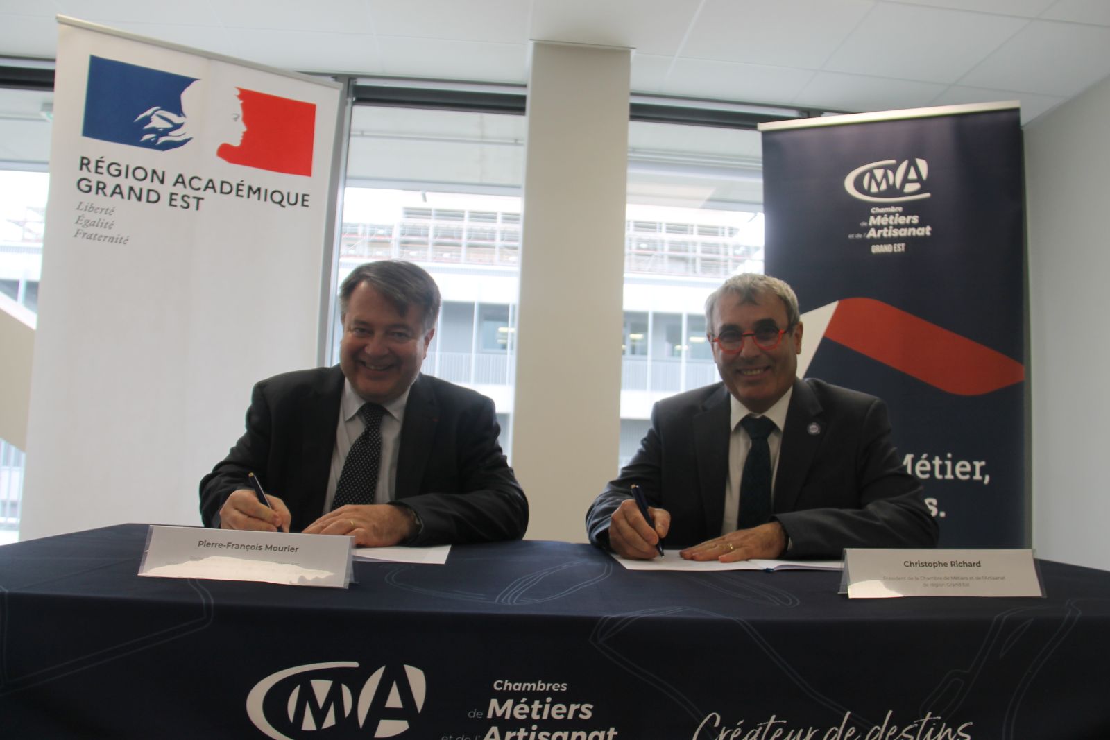 Nancy : la CMA et la Région académique Grand Est renforcent leur coopération