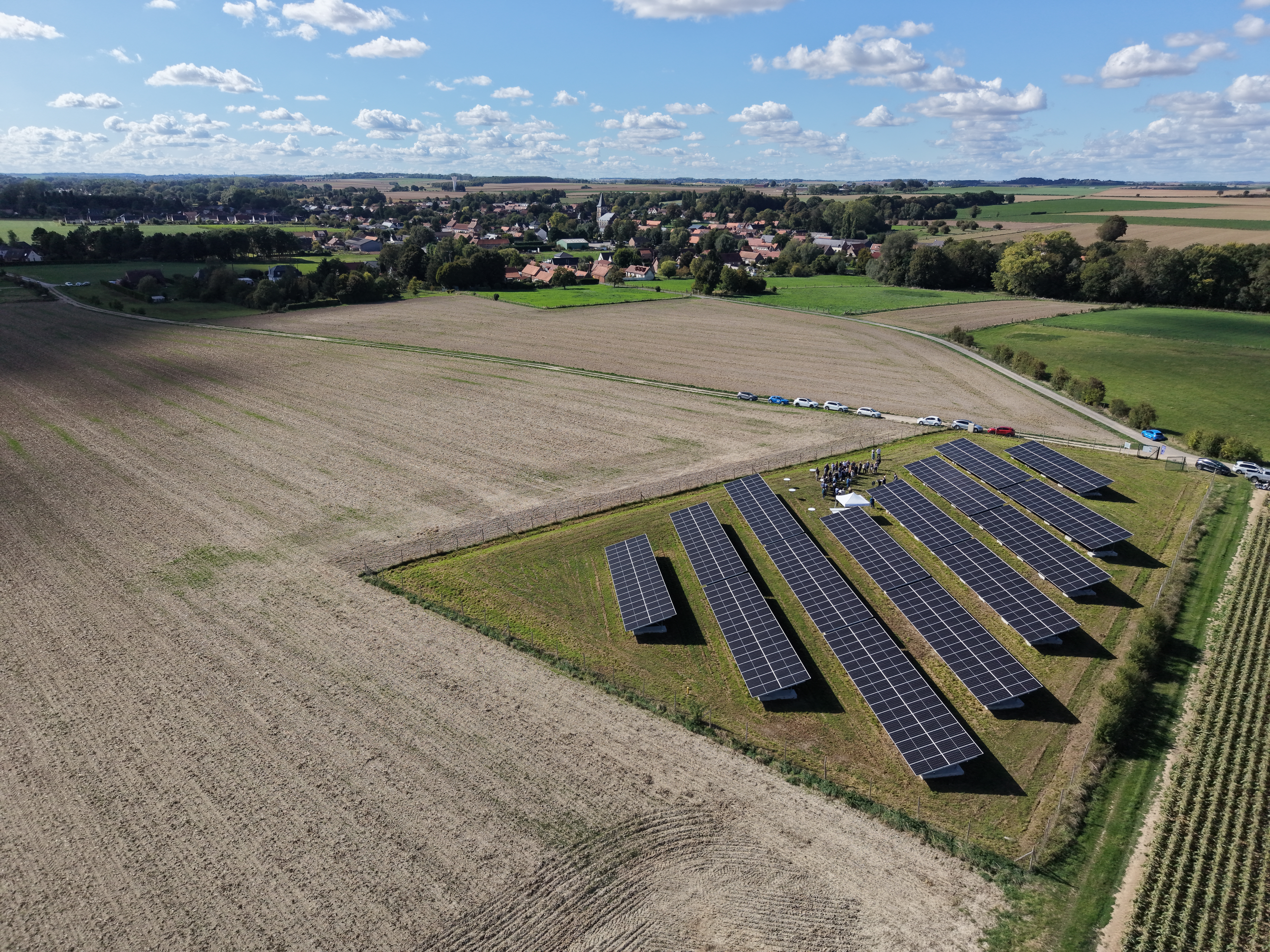 Wailly : Tandem EnR inaugure un parc photovoltaïque avec des acteurs locaux