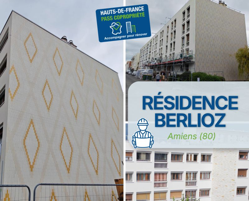 À Amiens, la rénovation énergétique de la résidence Berlioz atteint 50%