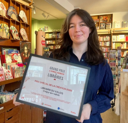 Crépy-en-Valois : la Librairie du Valois remporte le Prix de la création 2026