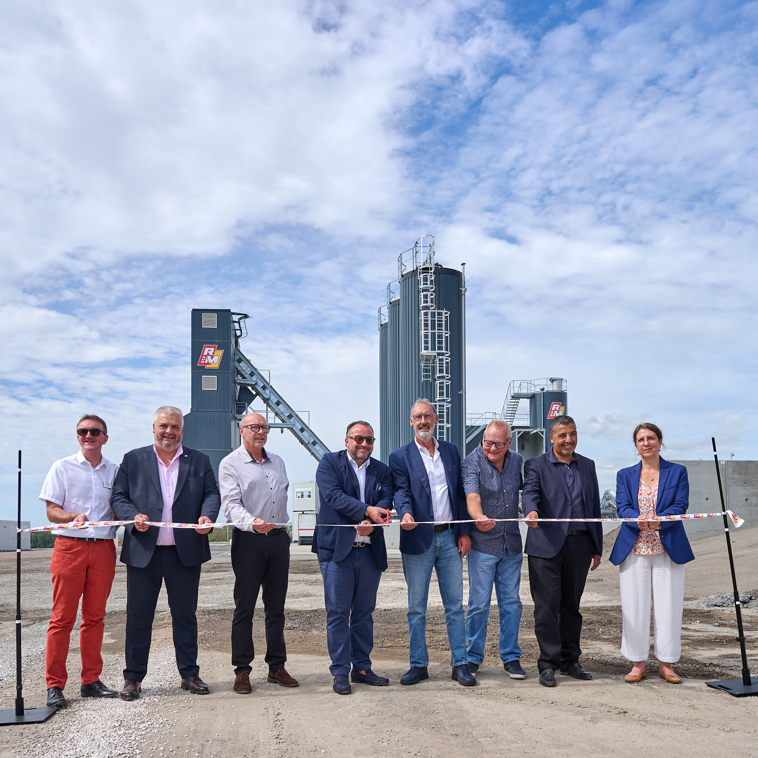 Le Groupe Roger Martin inaugure une nouvelle usine d’enrobage dans le Centre-Val de Loire