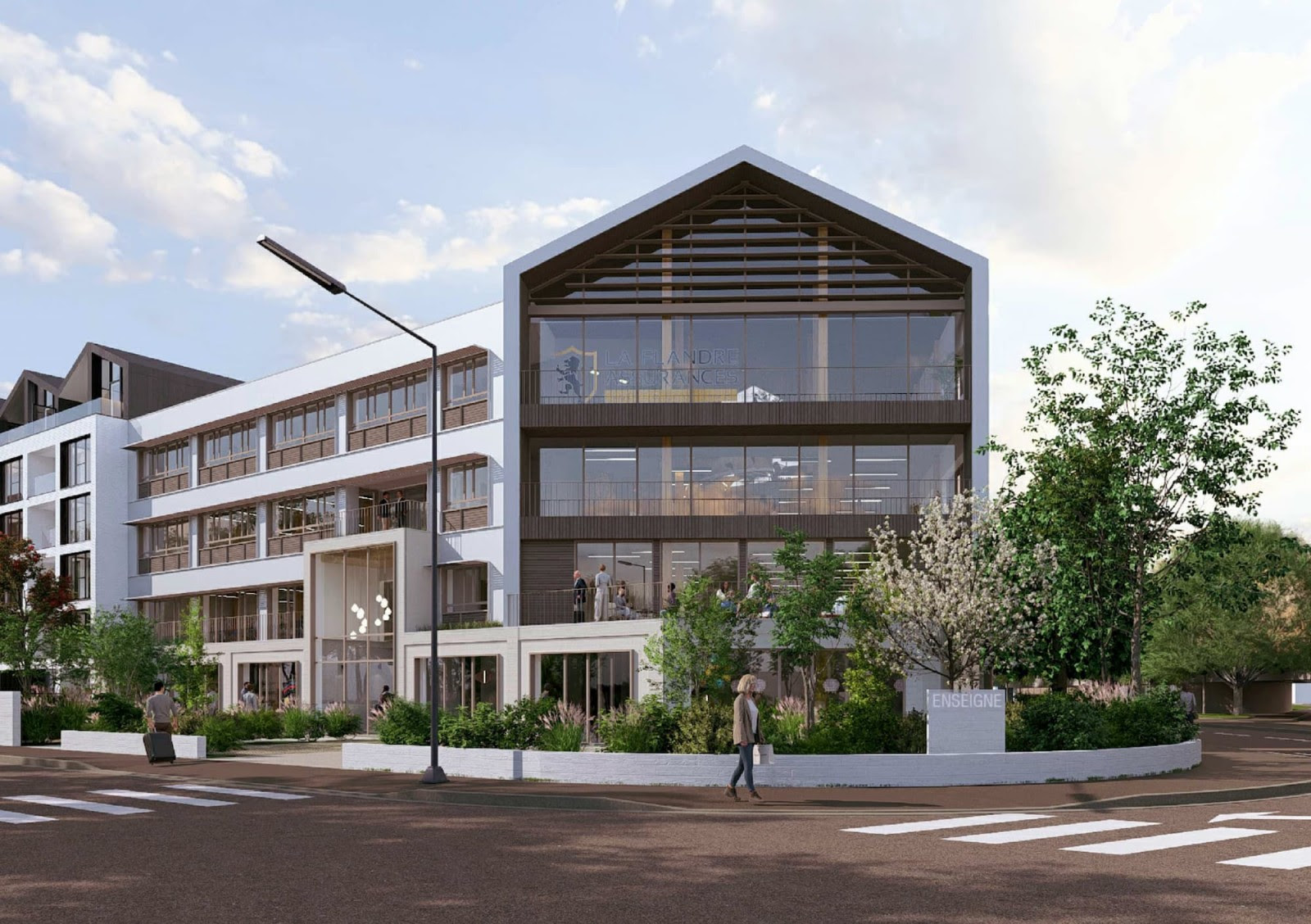 Aventim réalise le futur siège social de la Flandre Assurances à Marcq-en-Barœul