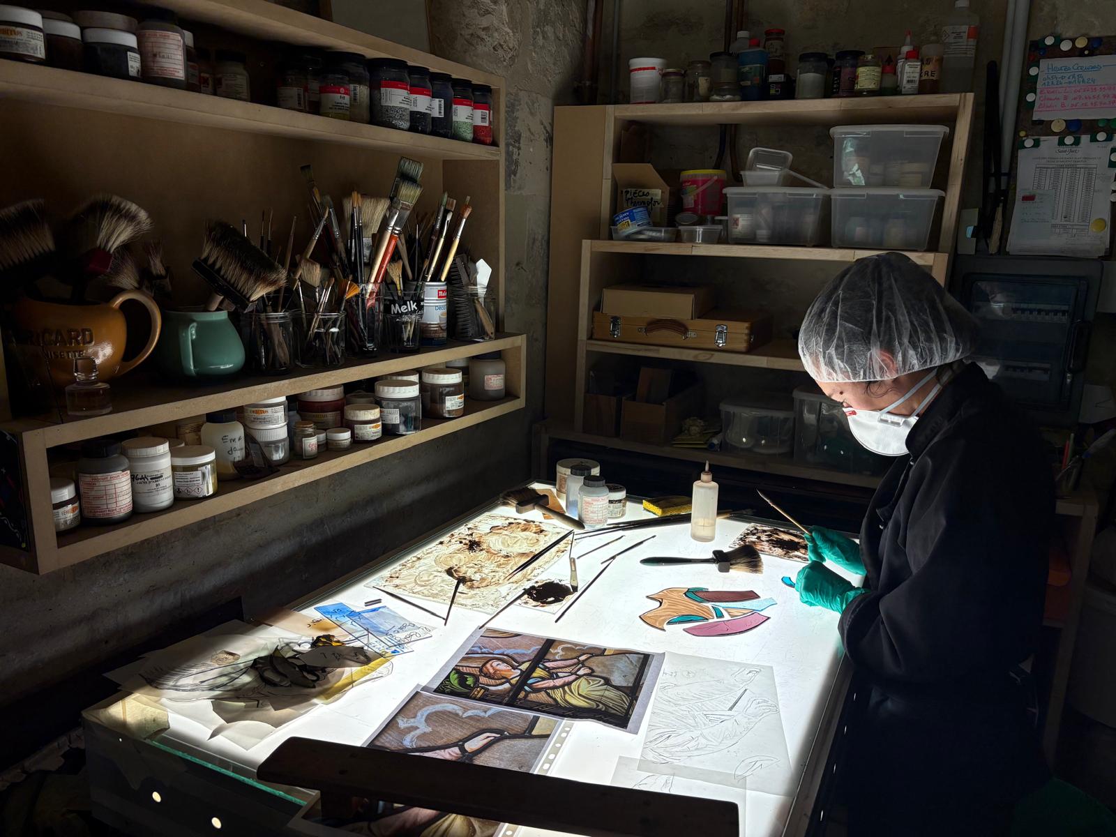 Aisne : L'Atelier Berthelot dévoile son art du vitrail