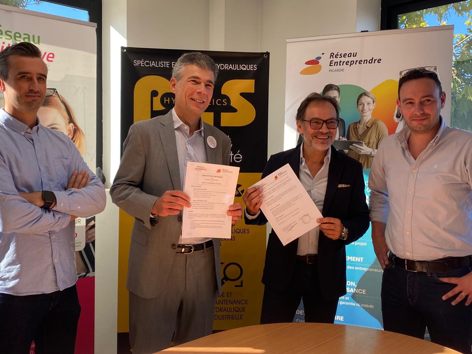 Le Réseau Entreprendre Picardie et Initiative Oise Ouest renforcent leur partenariat