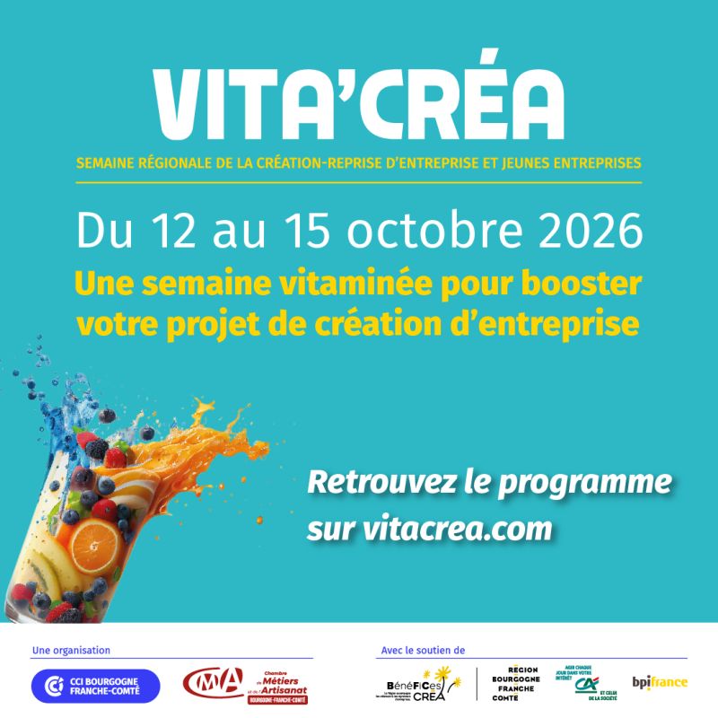 VITA’CRÉA réunit les créateurs et les repreneurs d’entreprise à Dijon