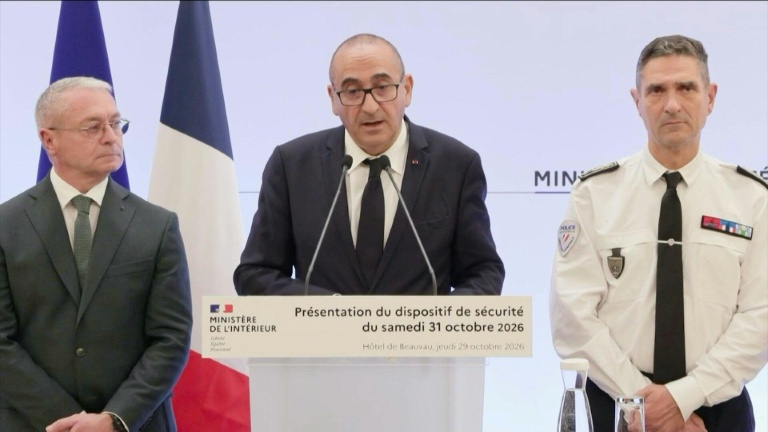 Manifestations du 31 octobre: 70.000 policiers et gendarmes mobilisés, 