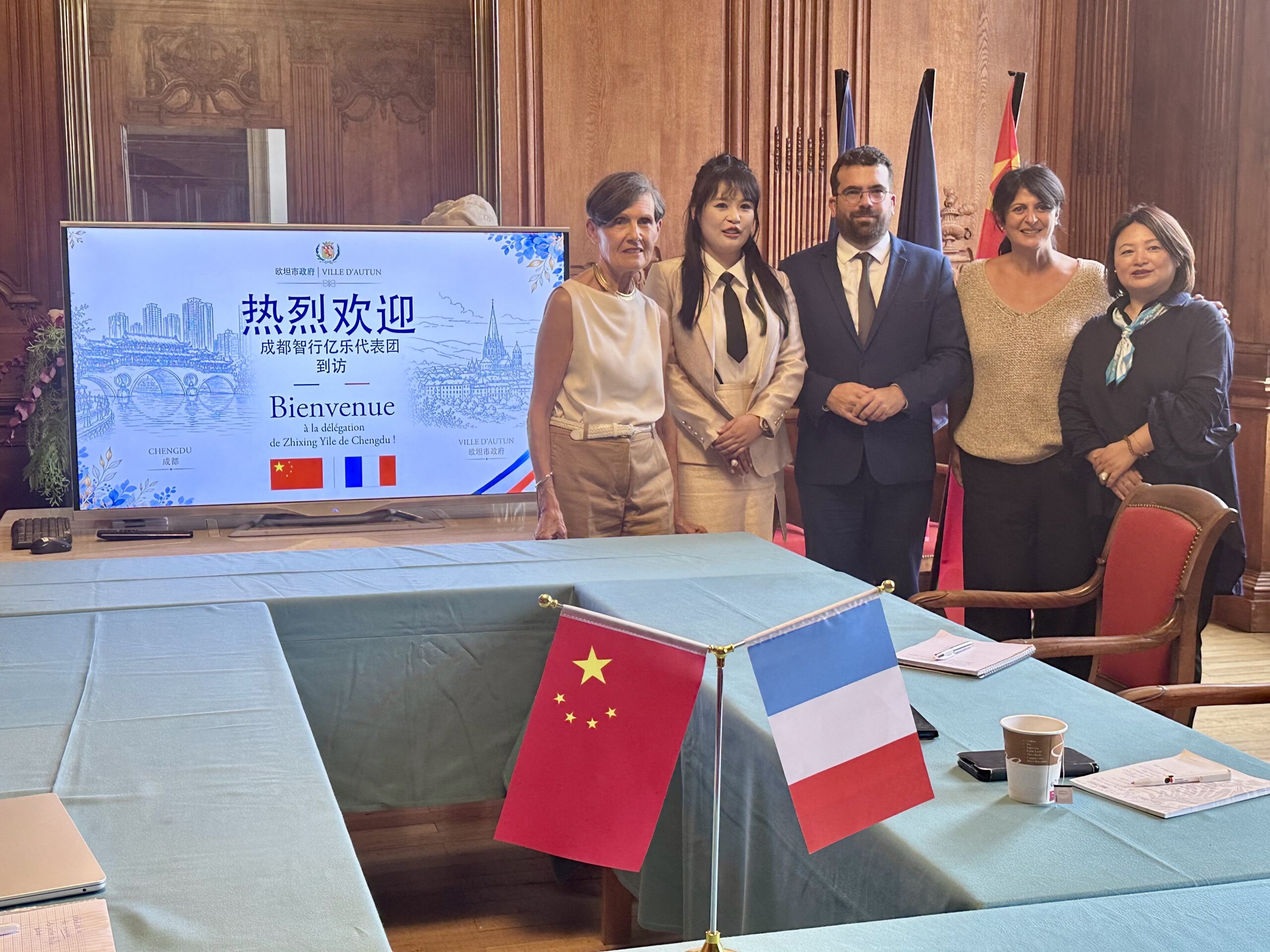 Autun renforce ses liens avec Chengdu autour de la jeunesse et du tourisme