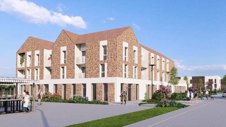Baisieux : pose de la première pierre pour 40 logements sociaux et un pôle santé