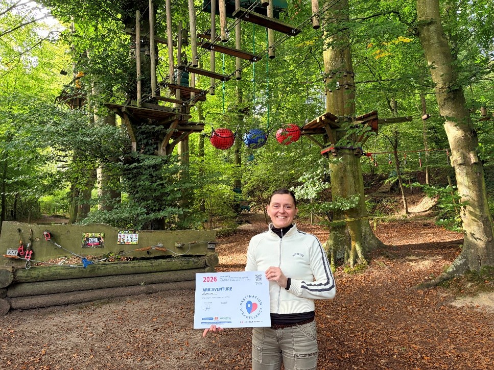 Dénestanville : Arb’Aventure décroche le label «Destination d’excellence»