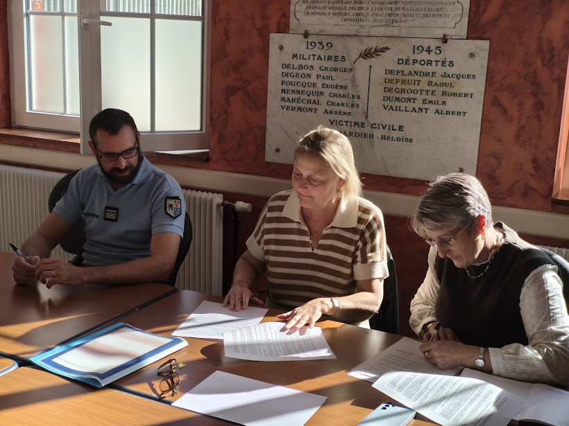 Sécurité : Harbonnières renforce sa coopération avec la gendarmerie de Péronne