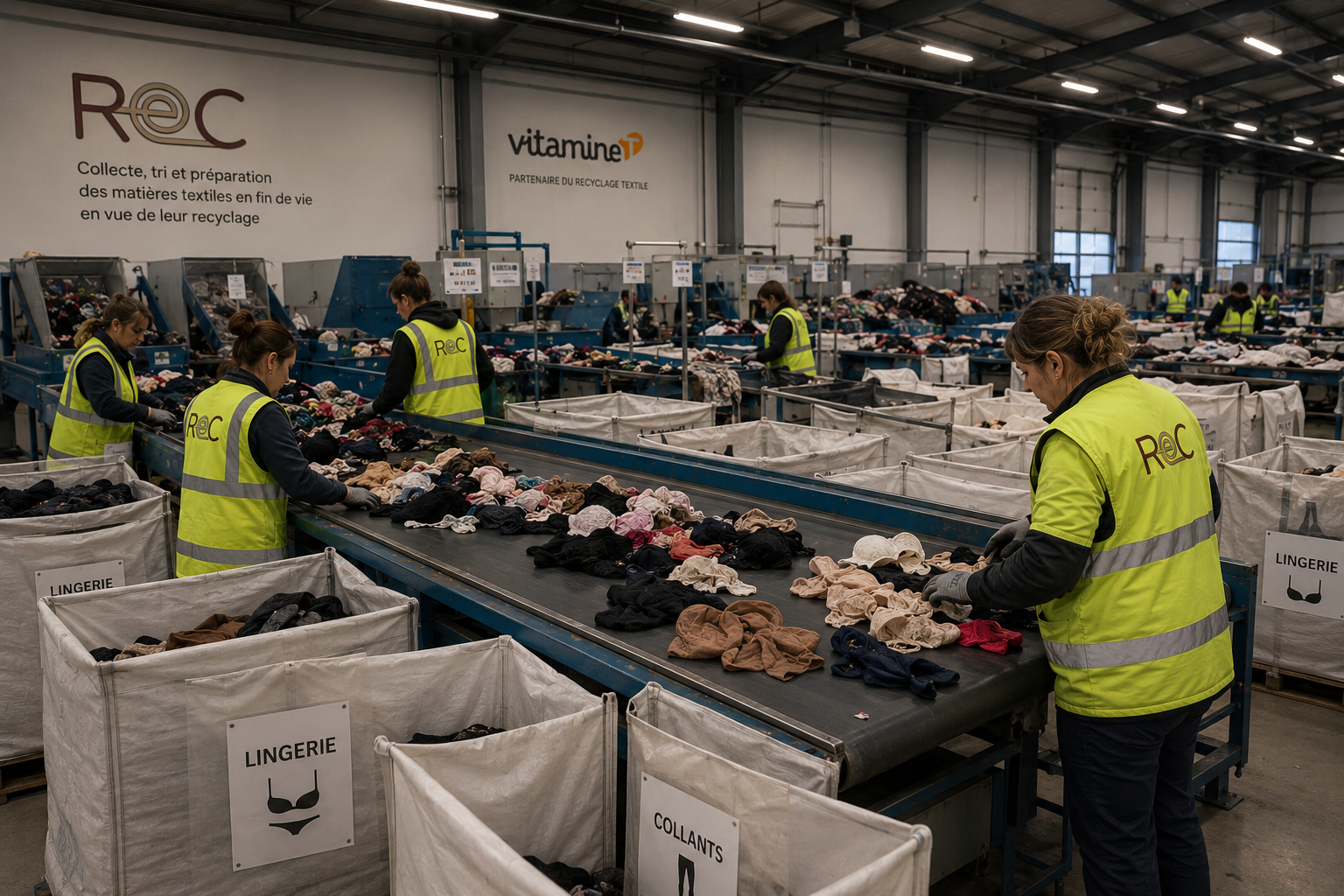 REC et Vitamine T veulent structurer une filière française de recyclage du polyamide textile
