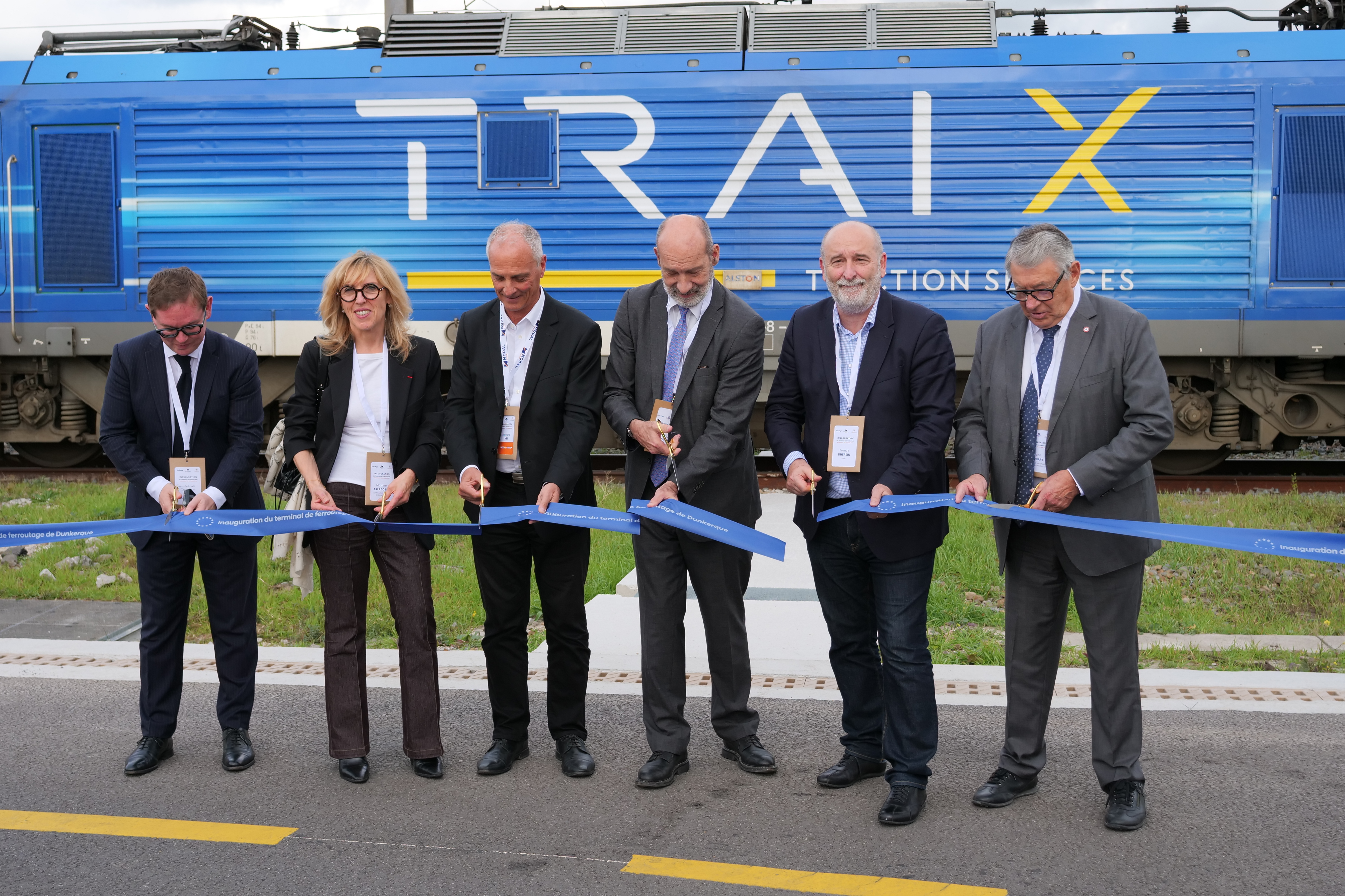 Dunkerque : inauguration du terminal rail-route reliant Lyon avant l’Italie