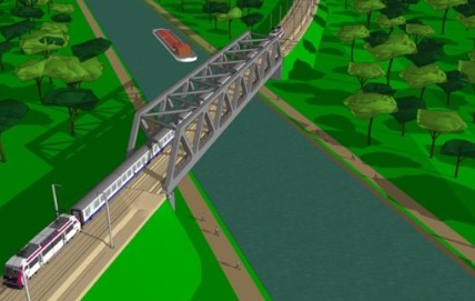 Canal Seine-Nord Europe : NGE est choisie pour la construction d'un pont ferroviaire