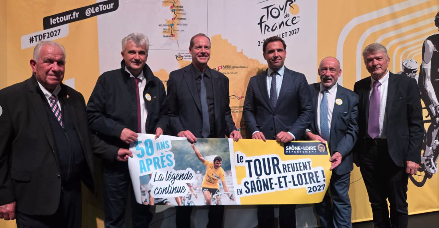 Le Creusot accueillera une étape du Tour de France en 2027