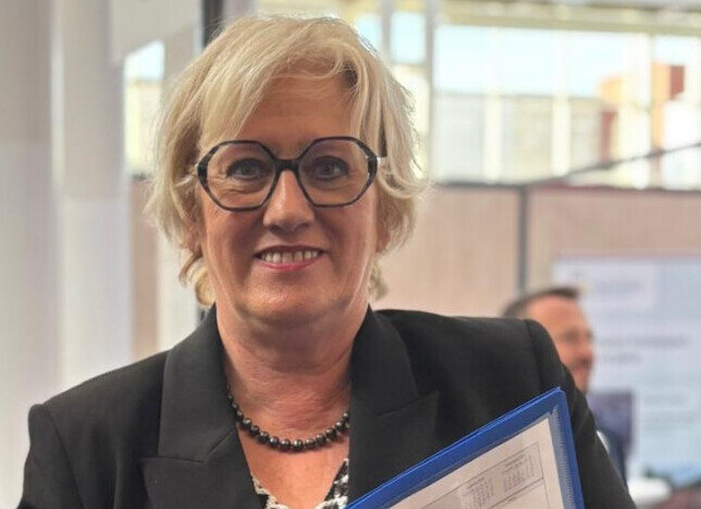 Nadège Lefebvre, présidente du conseil départemental de l'Oise. © Virginie Kubatko