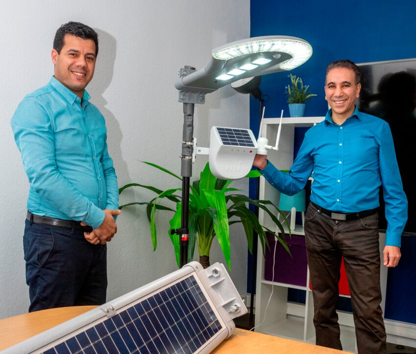 Naoufal Amar et David Chquiry, les fondateurs de la start-up Green Tech Innovations.