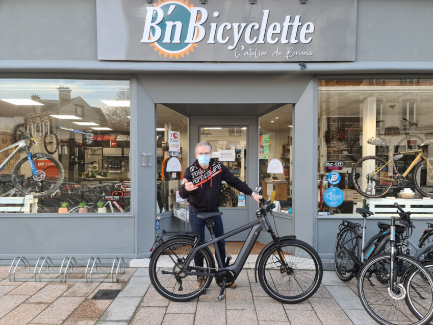 Le premier point en vente centre-ville.(c)B’n Bicyclette