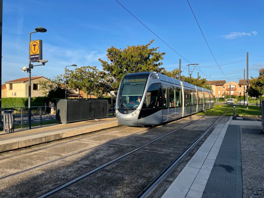 Le tram de Toulouse. (Photo O.RAZEMON)
