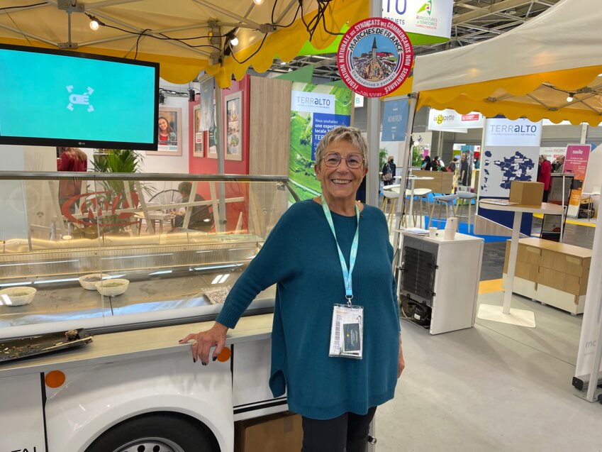 Pour Monique Rubin, la présidente des Marchés de France ; Il ne peut pas y avoir un centre-ville dynamique s'il n'y a pas un marché,.