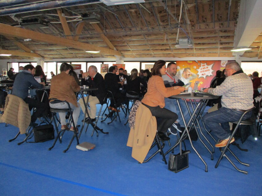 Les dirigeants ont pu profiter des rencontres mises en place par Dynabuy dans la matinée pour parler business.